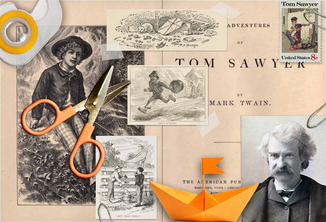 Mark Twain, "Le avventure di Tom Sawyer" e la scena della staccionata