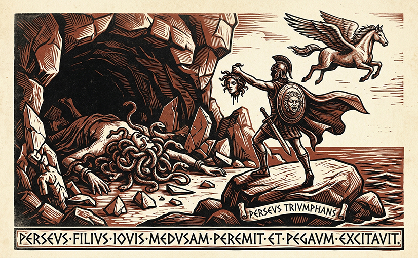 Italo Calvino, la leggerezza e il mito di Perseo e Medusa