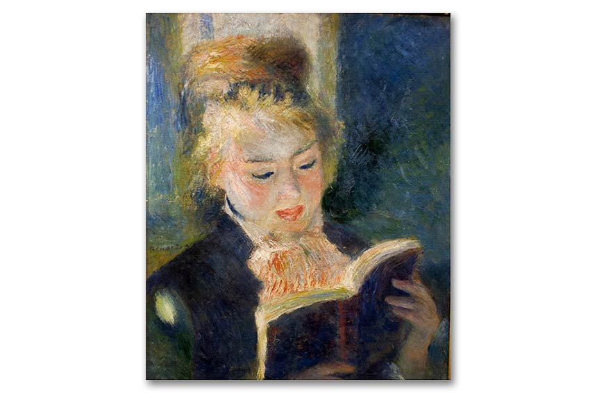 “La liseuse”, l’assorta lettrice di Pierre-Auguste Renoir