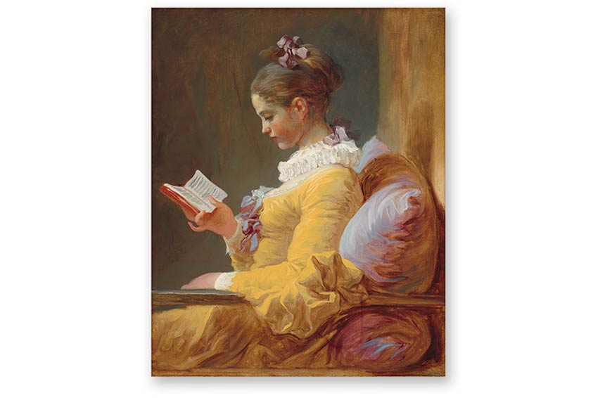 "La lettrice" di Fragonard e il fascino della bellezza femminile